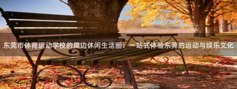 利记官方正版app娱乐平台：东莞市体育运动学校的周边