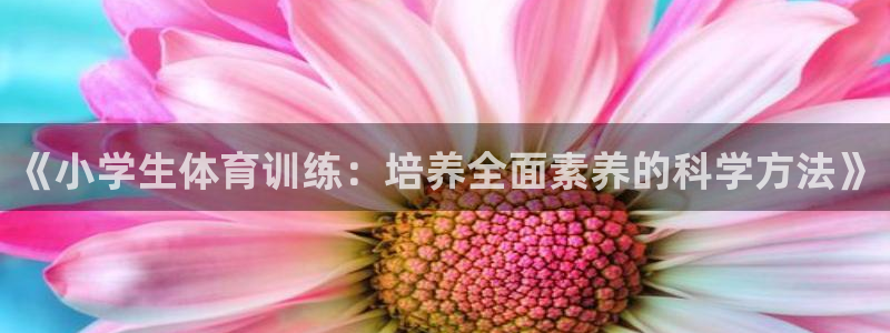 利记官网下载招商电话号码是多少号：《小学生体育训练：培养全面